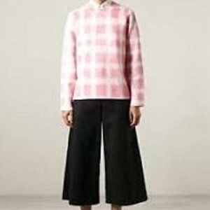 Marc By Marc Jacobs Pink and White Plaid Sweater